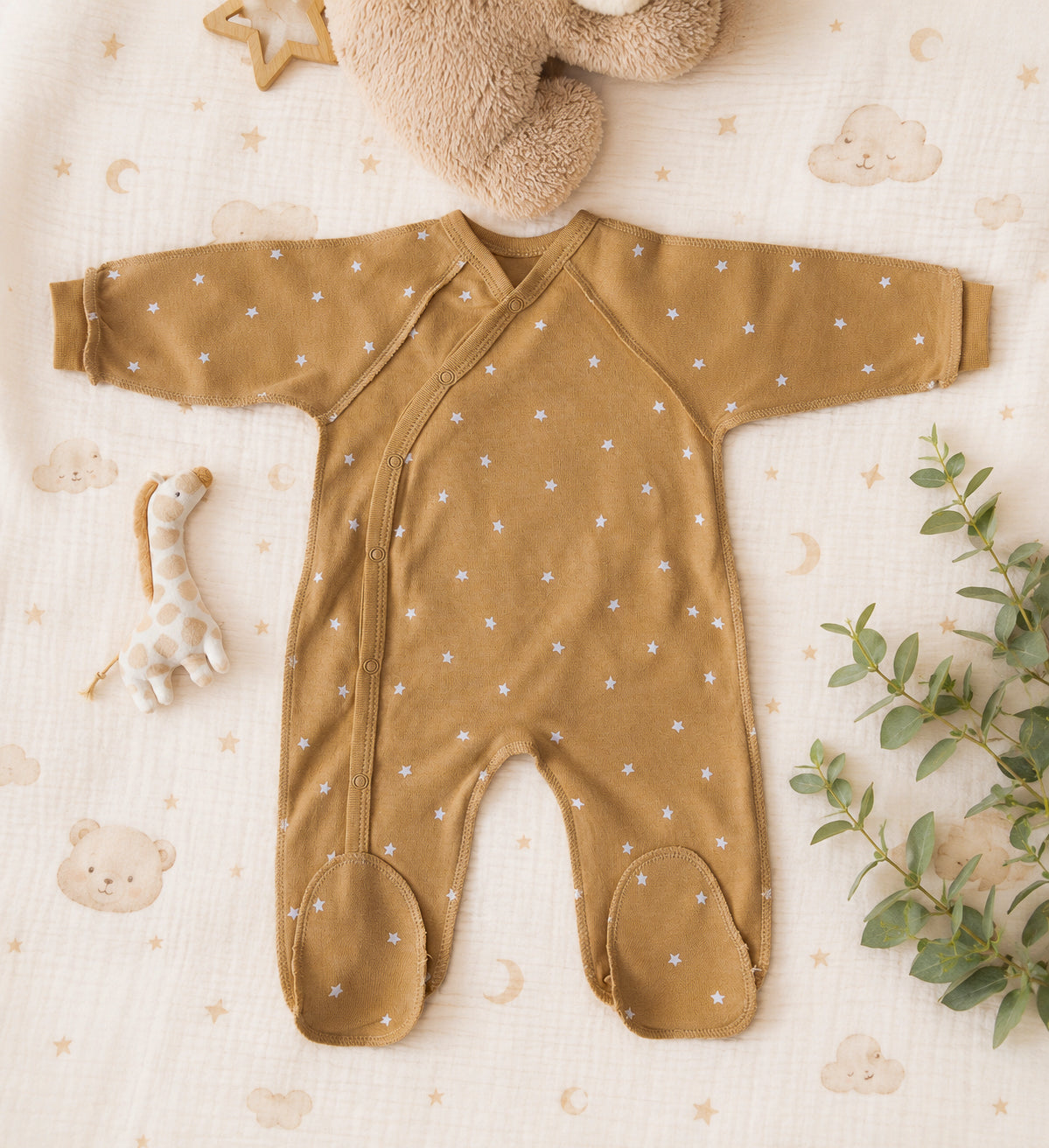 Pijama enterizo Outseam - Marrón