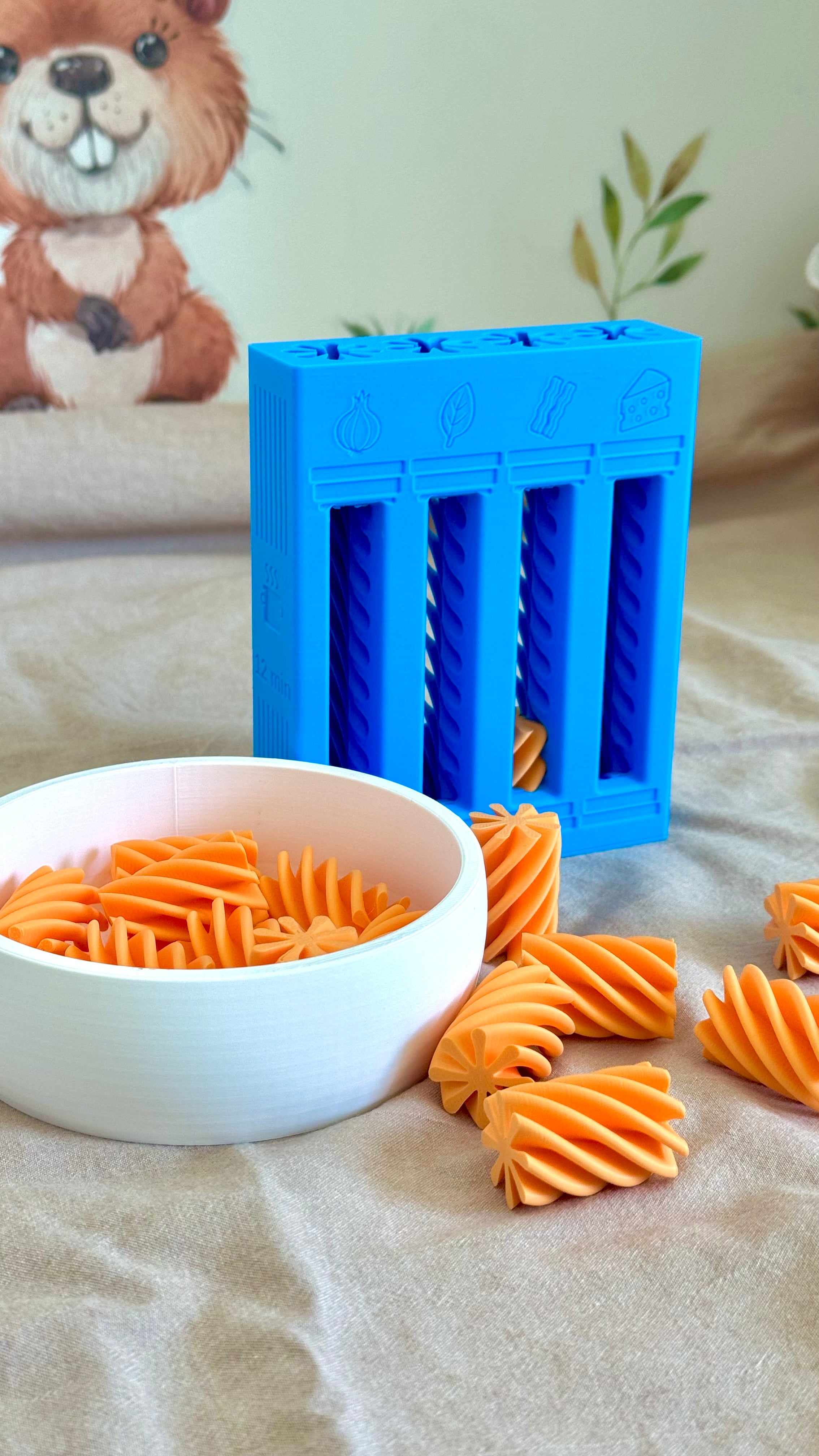 3D Printed Pretend Pasta Play Set