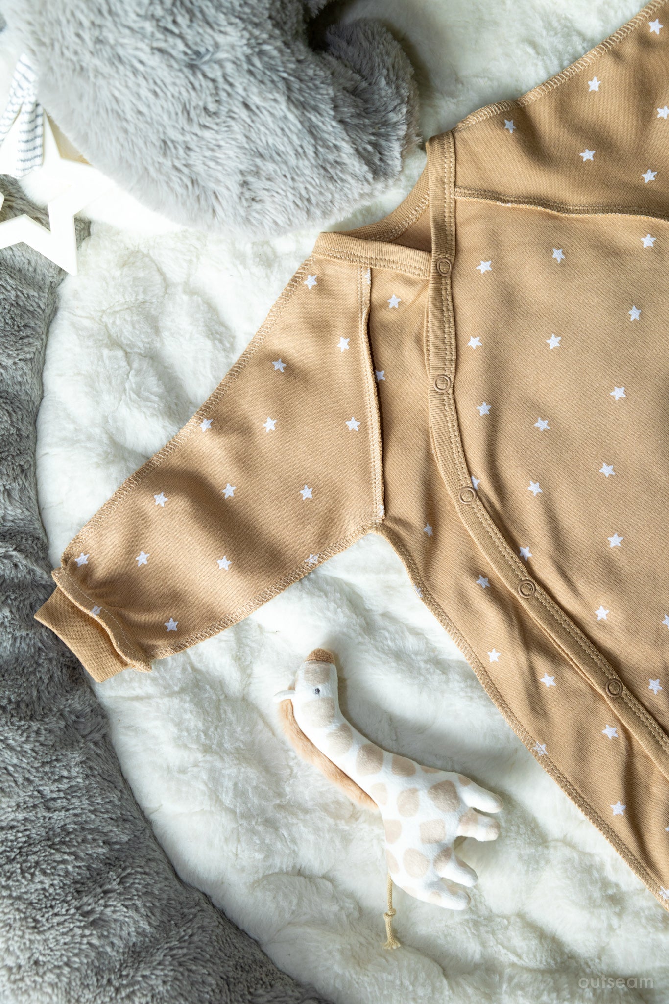 Outseam Sleepsuit Outseam Brown — detail view 2